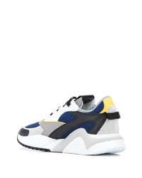 weiße und dunkelblaue Sportschuhe von Philippe Model Paris