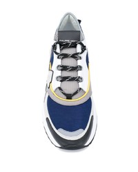 weiße und dunkelblaue Sportschuhe von Philippe Model Paris