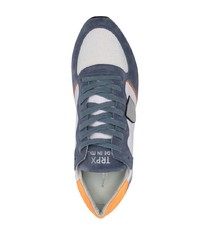 weiße und dunkelblaue Sportschuhe von Philippe Model Paris