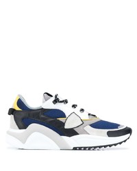 weiße und dunkelblaue Sportschuhe von Philippe Model Paris