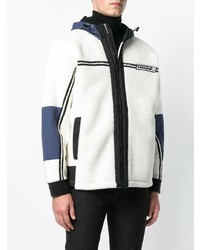 weiße und dunkelblaue Windjacke von Givenchy