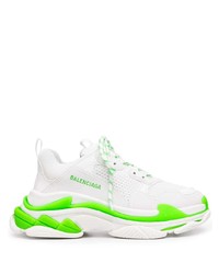 weiße und grüne Sportschuhe von Balenciaga