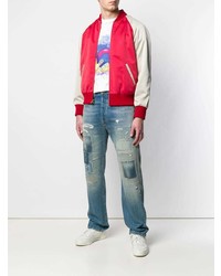 weiße und rote Bomberjacke von Levi's Vintage Clothing