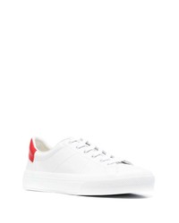 weiße und rote Leder niedrige Sneakers von Givenchy