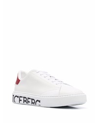 weiße und rote Leder niedrige Sneakers von Iceberg