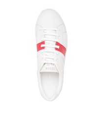 weiße und rote Leder niedrige Sneakers von Iceberg