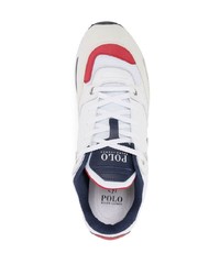 weiße und rote und dunkelblaue Sportschuhe von Polo Ralph Lauren