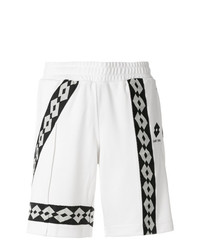 weiße und schwarze bedruckte Shorts von Damir Doma