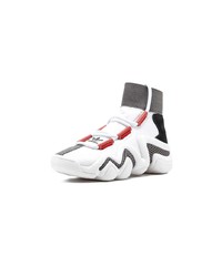 weiße und schwarze hohe Sneakers von adidas