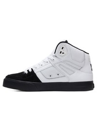 weiße und schwarze hohe Sneakers von DC Shoes