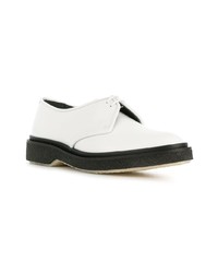 weiße und schwarze Leder Oxford Schuhe von Adieu Paris