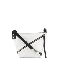 weiße und schwarze Leder Umhängetasche von Proenza Schouler