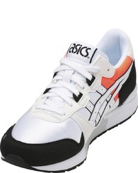 weiße und schwarze niedrige Sneakers von ASICS TIGER