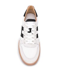 weiße und schwarze niedrige Sneakers von Hogan