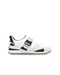 weiße und schwarze niedrige Sneakers von Kenzo