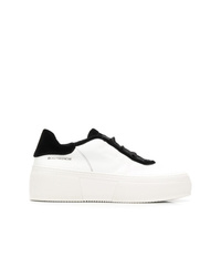 weiße und schwarze niedrige Sneakers von L'Autre Chose