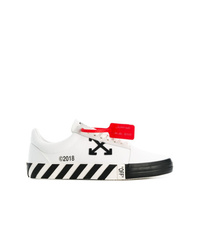 weiße und schwarze niedrige Sneakers von Off-White