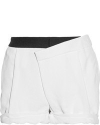 weiße und schwarze Shorts von Helmut Lang