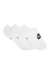 weiße und schwarze Sneakersocken von Nike