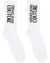 weiße und schwarze Socken von VERSACE JEANS COUTURE