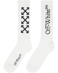 weiße und schwarze Socken von Off-White