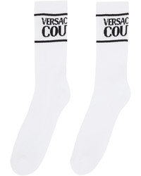 weiße und schwarze Socken von VERSACE JEANS COUTURE