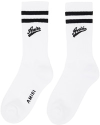 weiße und schwarze Socken von Amiri