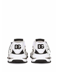 weiße und schwarze Sportschuhe von Dolce & Gabbana