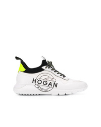 weiße und schwarze Sportschuhe von Hogan