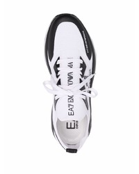 weiße und schwarze Sportschuhe von Ea7 Emporio Armani