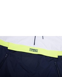 weiße und schwarze Windjacke von Tommy Jeans