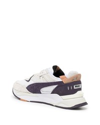 weiße und violette Sportschuhe von Puma