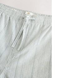 weiße vertikal gestreifte Chinohose von next