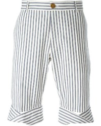 weiße vertikal gestreifte Shorts von Vivienne Westwood
