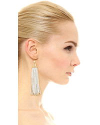 weiße Perlen Ohrringe von Adia Kibur