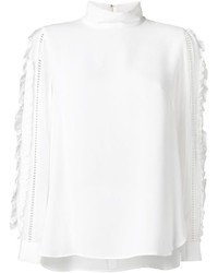 weiße verzierte Bluse von Muveil