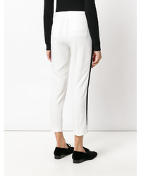 weiße verzierte Hose von MSGM