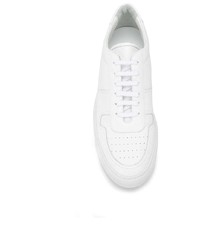 weiße verzierte niedrige Sneakers von Common Projects