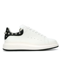 weiße verzierte niedrige Sneakers von Alexander McQueen