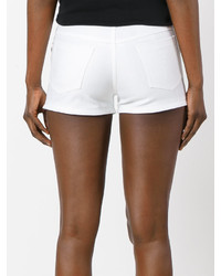 weiße verzierte Shorts von Moschino