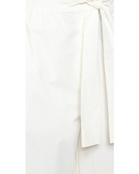 weiße weite Hose aus Seide von Acne Studios