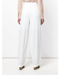 weiße weite Hose von Chloé