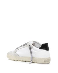 weiße Wildleder niedrige Sneakers von Off-White