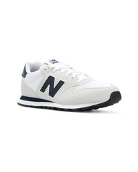 weiße Wildleder niedrige Sneakers von New Balance