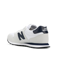 weiße Wildleder niedrige Sneakers von New Balance