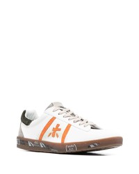 weiße Wildleder niedrige Sneakers von Premiata