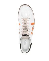 weiße Wildleder niedrige Sneakers von Premiata