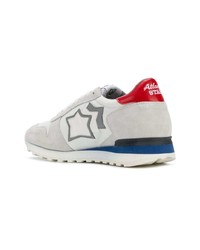 weiße Wildleder niedrige Sneakers von atlantic stars