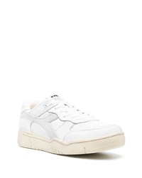 weiße Wildleder niedrige Sneakers von Diadora