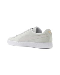 weiße Wildleder niedrige Sneakers von Puma